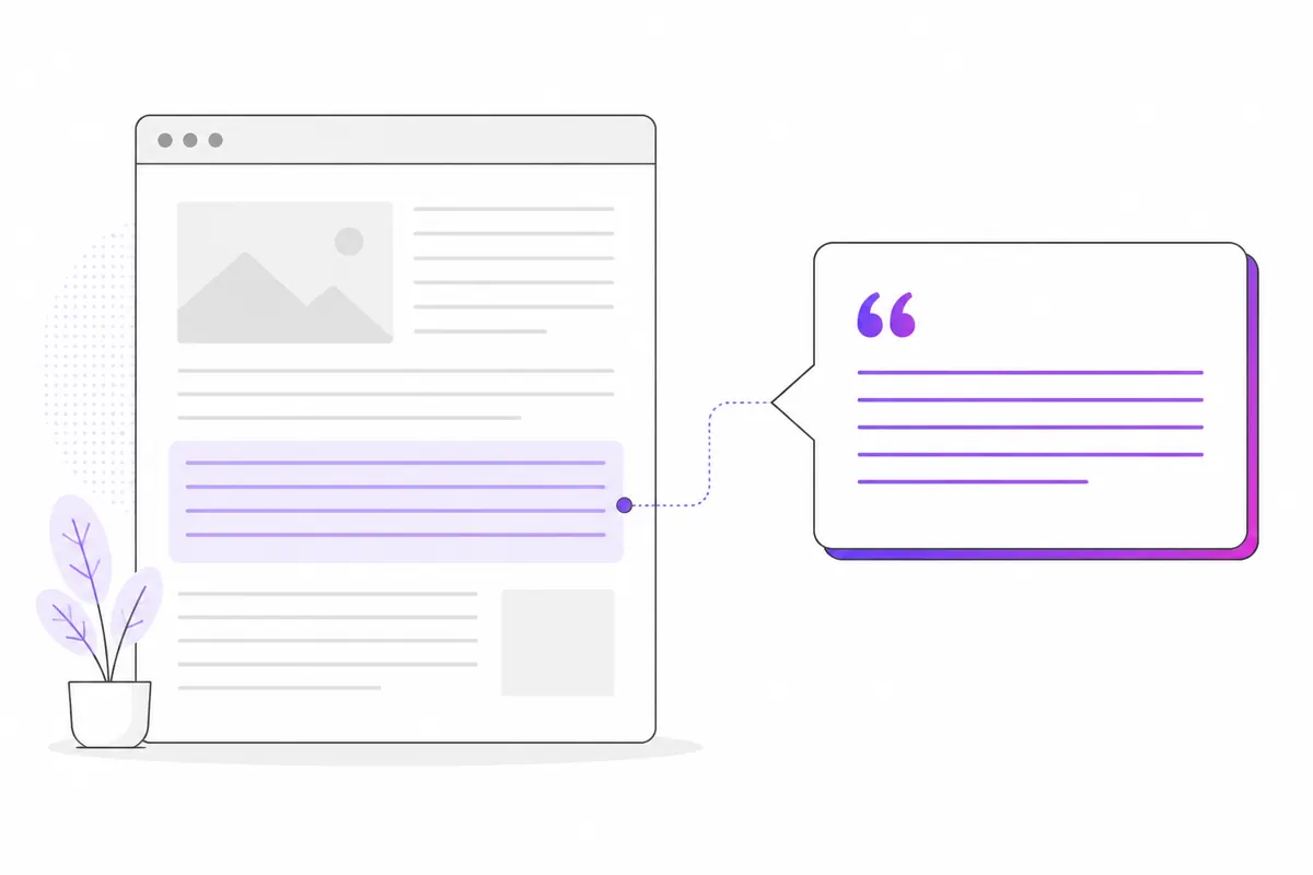 How to write pages that AI assistants quote